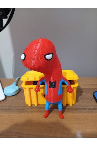 Spider-man Örümcek Adam Dekoratif Biblo 3d Baskı Gamer Masa Dekoru 1 Adet