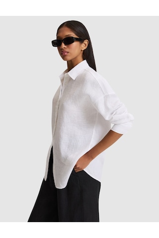 Pierre Cardin Kadın Beyaz Gömlek Desenli 50321208-vr013