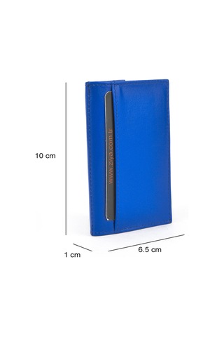 Ziya, Unisex Hakiki Deri Kartlık 1539852z03 Saks Mavi 1539852z03 651 Saks Mavi