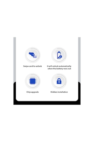 Skycity Gizli Elektronik Hisli Çekmece Kilit - Çok Fonksiyonlu Ev Ve Ticari Dolap Kilitleri, Parmak İzi/şifre/uzak Kontrol İle Güvenli Erişim