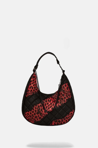 Sprayground Leopar Zincir Omuz Çantası, Sınırlı Sayıda Kırmızı