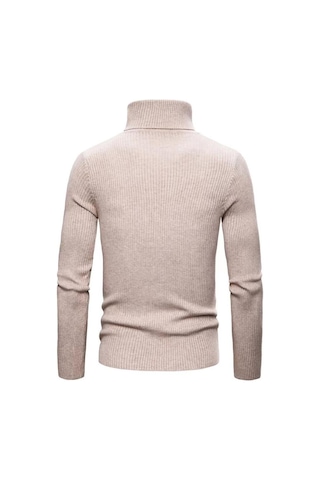 Sonbahar Kış Balıkçı Yaka Kazak Erkekler Sıcak Örme Düz Renk Kazaklar Erkek Slim Fit Rahat Balıkçı Yaka Triko Erkek Kazak Siyah