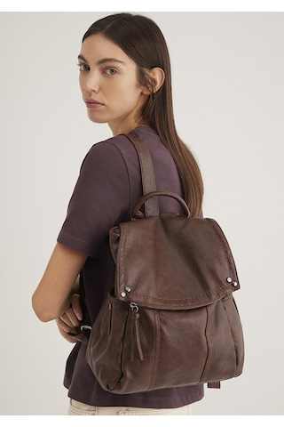 Mavi - Kahverengi Sırt Çantası 1912152-25818 Kahverengi