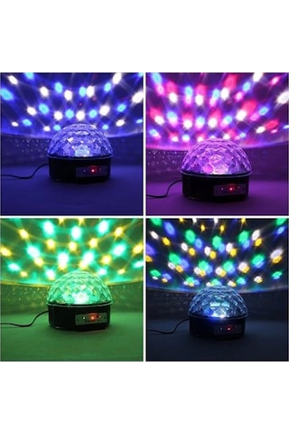 Premio Pr-2839 Usb-mp3-blueooth Destekli Kumandalı Hoparlörlü Yarım Dünya Sihirli Led Disko Topu