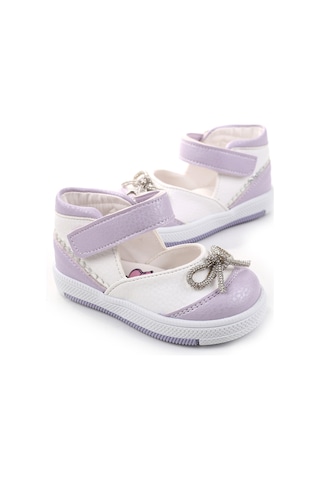 Şirin Bebe 3814 Ortopedik Taban Kız Çocuk Yazlık Ayakkabı Sandalet Lila