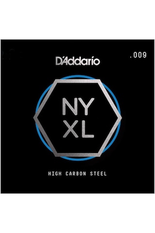 D'addario High Carbon Steel Single String Tek Tel 009 - Nys009 Ele