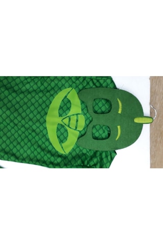 Unisex Çocuk Kertenkele Kostüm Yeşil