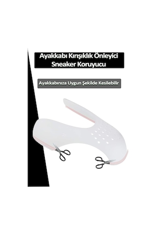 Ayakkabı Kırışıklık Önleyici Koruyucu M + Ayakkabı Deodorantı Beyaz Ayakkabı Boyası Bağcık 4'lü Set