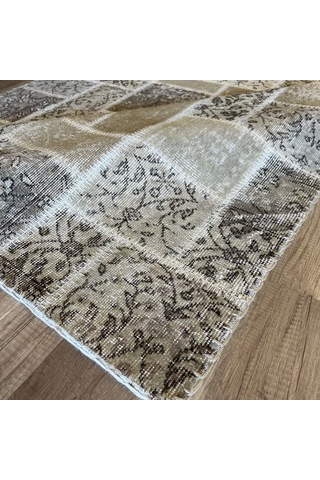 Hoom Rugs Patchwork Krem El Dokuma Kilim KREM
