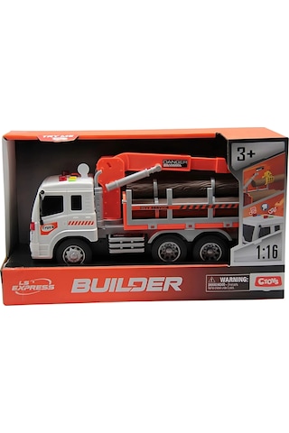 Ceren Ctoys Sesli Işıklı Kütük Taşıyıcı Vinç Kamyon Wy300f