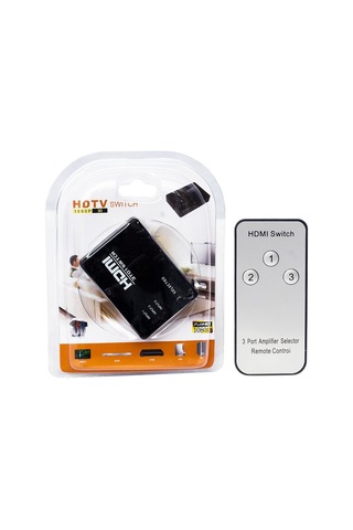 Ayt Powermaster 3 Giriş 1 Çıkış Hdmı Switcher Toplayıcı Pm-6853 Kumandalı Adaptörsüz