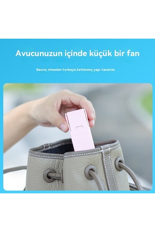 Aurora Usb Küçük Fan Cebi Katlanır El Tipi Elektrikli Fanşarj Edilebiler