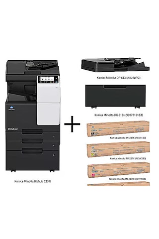 Konica Minolta Bizhup C257i Renkli Fotokopi Makinası