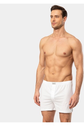 Türen Erkek Penye Boxer 130/Beyaz 001