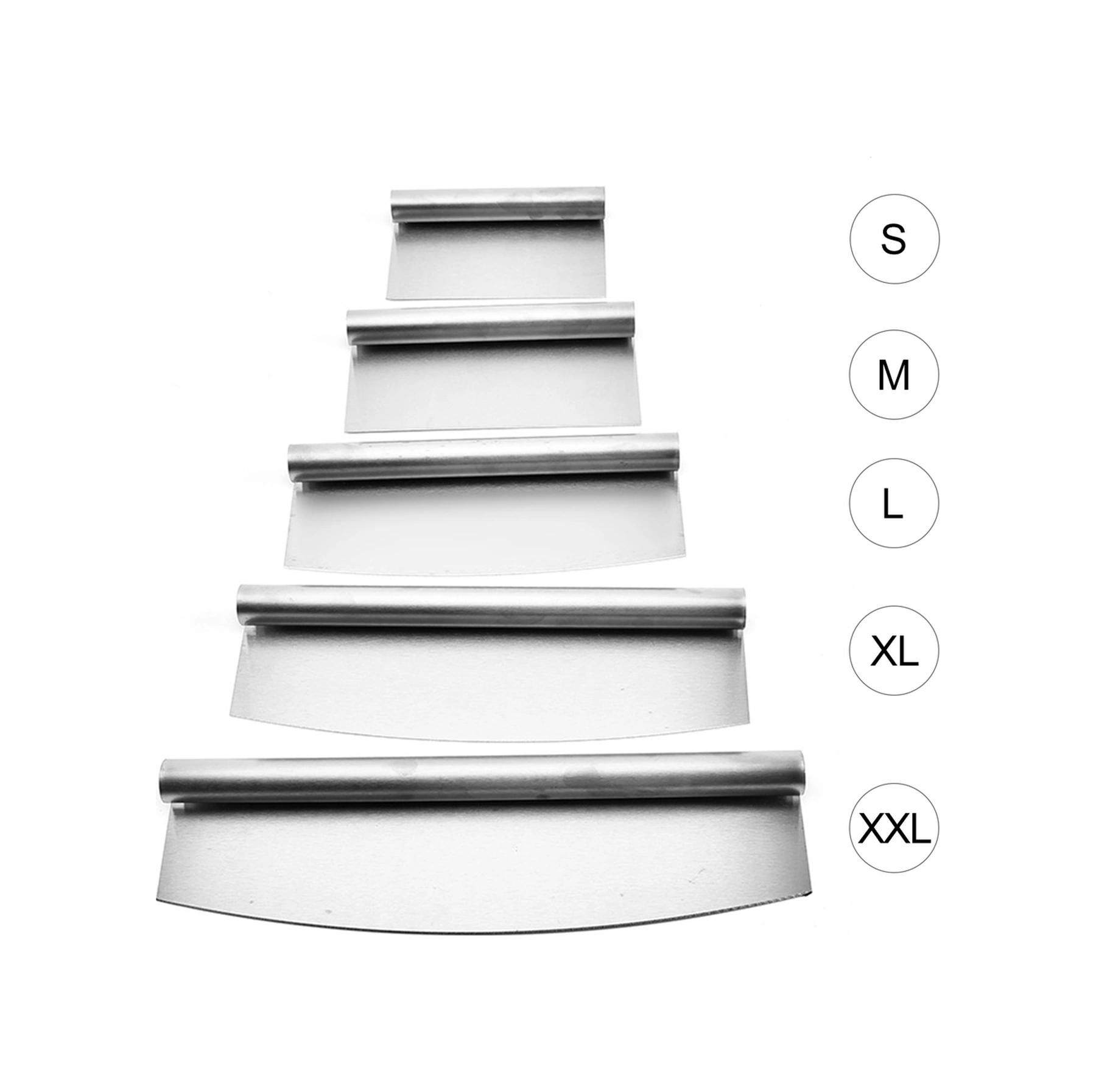 Youmex Paslanmaz Çelik Hamur Kestiği - Hamur Ayırma, Tahta Temizleme, Yemek Taşıma - Ev & Restoran Mutfak Aleti 25.5cm Diğer