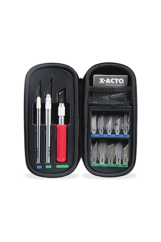 X-acto Set 3 Bıçak + 13 Keşfi Bıçaklar Çelik
