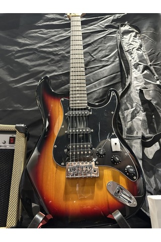 Günışığı Elektro Gitar Full Set 15w Bluetooth Amfi Suhr Burst