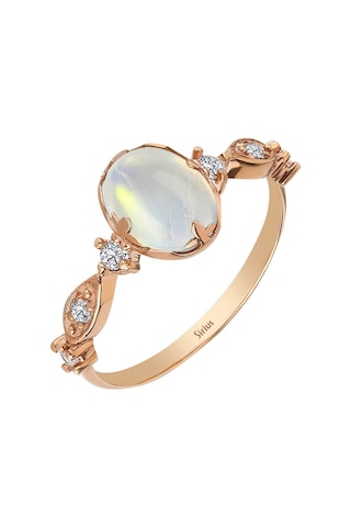 Sirius Pırlanta Ve Ay Taşlı Selene Yüzük 0842R0018