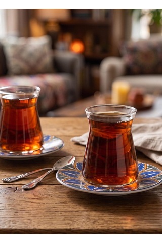 The Mia Limoncello 12 Parça 6 Kişilik Çay Seti Çok Renkli