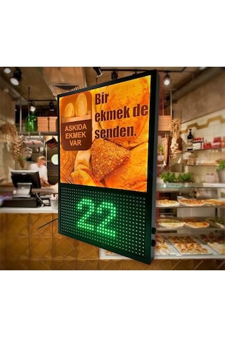 Askıda Ekmek Led Sayıcı