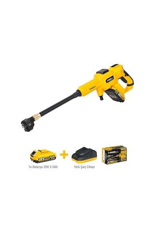 Mks-5410 Akülü Oto Yıkama Makinesi Seti 30 Bar Köpük Hazneli Taşınabilir Araba Temizleyici