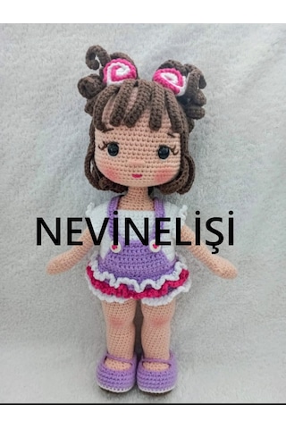 Amigurumi Almila Bebek Çok Renkli