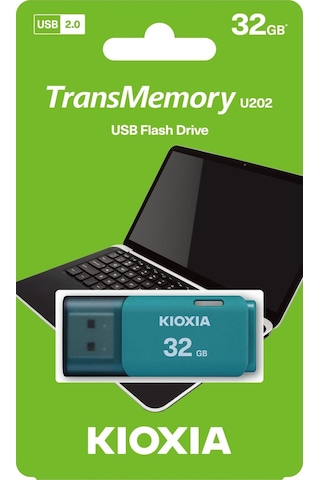 Kioxia TransMemory U202 LU202L032GG4 32 GB USB 2.0 Flash Bellek