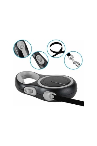 Soulader Otomatik Çekmeli 8 Metre Rulet Tasma Büyük Köpekler İçin Esnek İpi Uzayan Köpek Tasması Yürüyüş Koşumları Ve Eğitim Aksesuarları