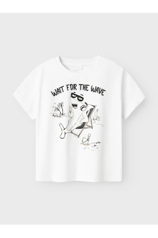 Name It Nmmzekla Nreg Ss Top Unisex Çocuk T-shirt 13241036 Beyaz