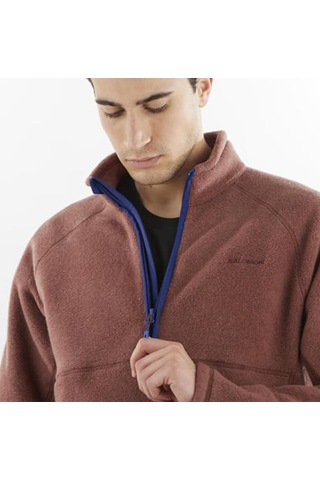 Salomon C22840 Chroma Fleece Pullov Hz Erkek Polar - Kırmızı Kırmızı