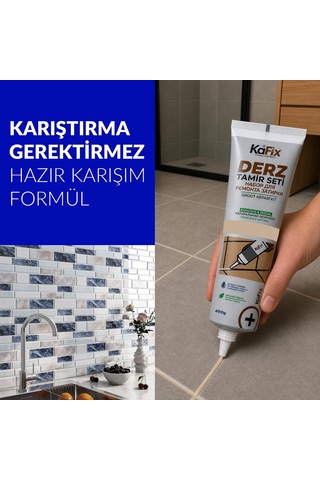 Tr Hazır Derz Dolgusu 400g - Hızlı Kuruyan Derz Tamir Ve Yenileme Tüpü Bej