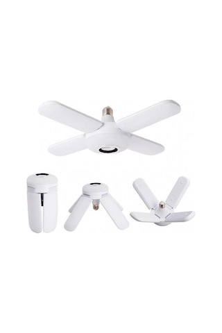 RGB Led Yapraklı Bluetooth Renkli Müzik Lambası Katlanır Ampül Ku