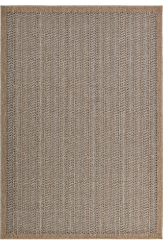 Avanos Modern Sisal Jüt Toz Vermez Balkon Bahçe Mutfak Dokuma Halı Kilim Siyah