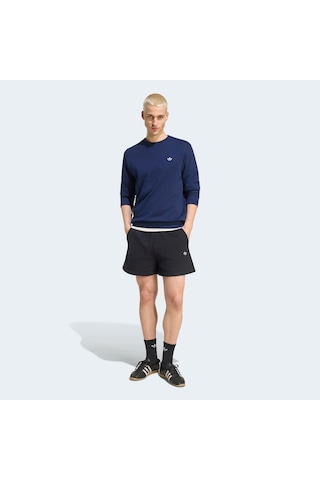 Adidas Trefoil Essentials Crew French Terry Erkek Mavi Sweatshirt Kt2452 545591