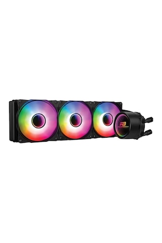 Powerboost Alpha 360b Argb Fanlı 360mm Lga1700-am4-am5 Uyumlu Sıvı Soğutma Sistemi Siyah