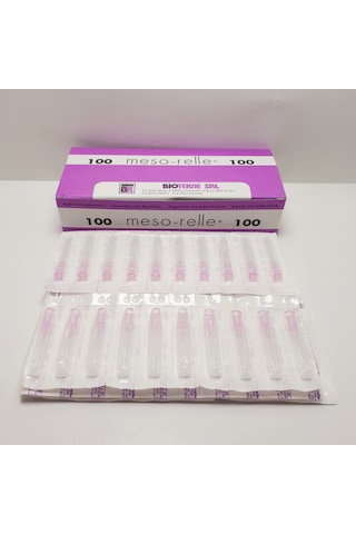 Meso-relle 32gx4mm Mezoterapi İğnesi 100 Adet