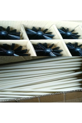 Createtech Ve Temizleme Tahrikli Süpürme Naylon Matkap Kiti Fırçası Elektrikli Döner Çubuklar Baca Aletleri A İn