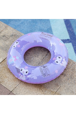 Kuromi Melodi Karikatür Çocuk Havuz Deniz Yüzme Simidi Mor