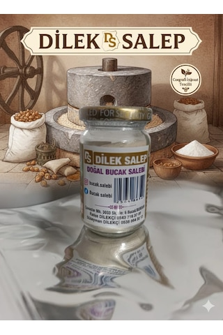 Meşhur Bucak Salebi,dilek Salep,salep 50g Kavanoz,saf Salep