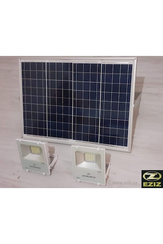 güneş enerjili projektör solar bahçe sokak aydınlatma lamba  EZIZ
