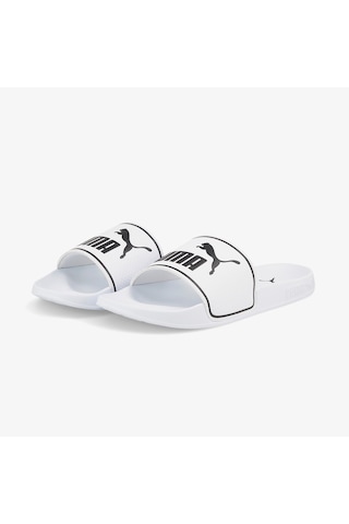 Puma Leadcat 2.0 Unisex Beyaz Terlik Düz 384139 Krem