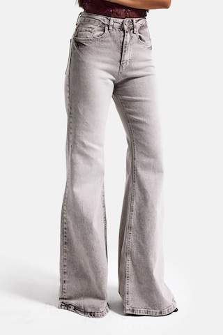 it's basic Kadın Taş Kot Rengi 4s6-158 Mry Flare Fit Komfort Kumaş İç Boy 83cm Denim Jean