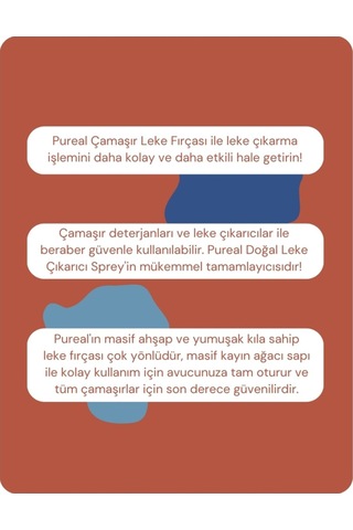 Pureal Çamaşır Leke Fırçası