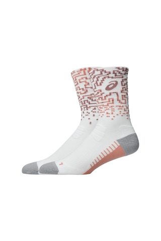Asics Performance Run Sock Crew Unisex Cream/black Koşu Çorabı 3013b285-100