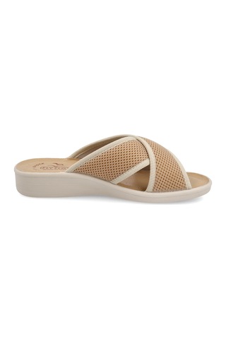 Terlik Kadın Diğer 83 K24 Fe Fly Flot Cloth Slipper Beige Bej