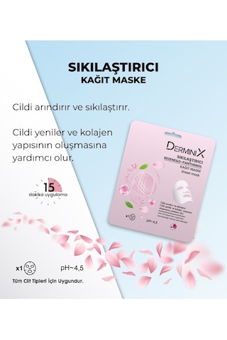 Derminix Rezene & D-Panthenol Sıkılaştırıcı Kağıt Yüz Maskesi