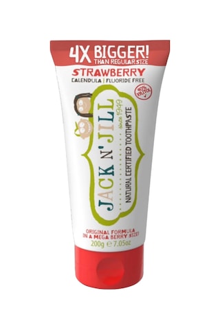 Jack N Jill Doğal Sertifikalı Megaberry Diş Macunu Çilek Aromalı 200 Ml