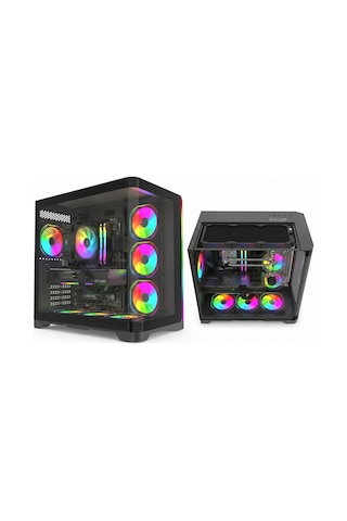 Quantum Raxius Stormforge i3-12100 8 GB 512 GB SSD RTX5060 W11P Gaming Masaüstü Bilgisayar