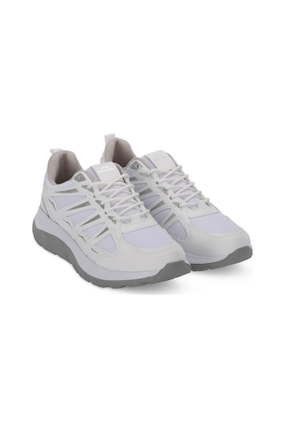 Slazenger Emeka Kadın Beyaz / Gri Koşu & Yürüyüş Spor Ayakkabısı