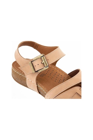 Muya Rhoas 33218-205 Anatomik Taban Kadın Sandalet Kum 36-40 Kum
